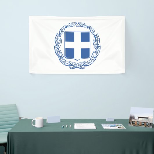 Grieks wapenschild spandoek (Beurs)