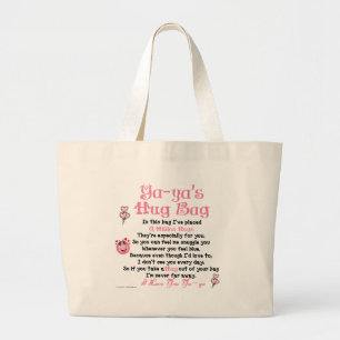 Grieks - Ya-ya - Single Verse Grote Tote Bag