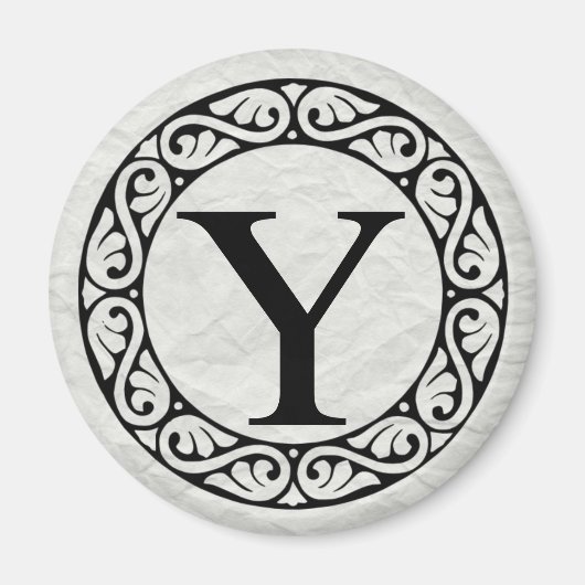 Griekse alfabetbrief Upsilon Magneet (Voorkant)