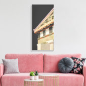  Griekse architectuur, tempel van Athena Canvas Afdruk (Insitu (Woonkamer))