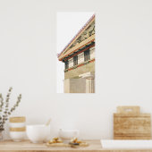  Griekse architectuur, tempel van Athena Poster (Keuken)