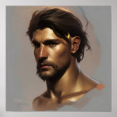 Griekse arrior poster (Voorkant)