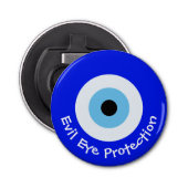 Griekse boze oog button flesopener (Voorkant)