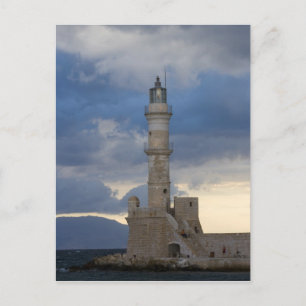 Griekse eiland Kreta en oude stad Chania 2 Briefkaart