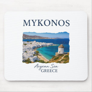 Griekse eiland Mykonos vakantie reis kustleven Muismat