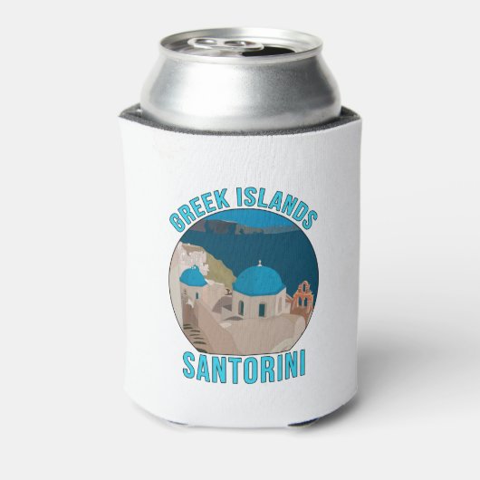 Griekse eilanden Santorini Blikjeskoeler (Blikje Achterkant)