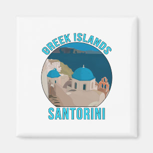 Griekse eilanden Santorini Magneet
