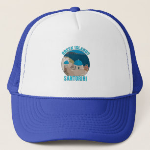 Griekse eilanden Santorini Trucker Pet