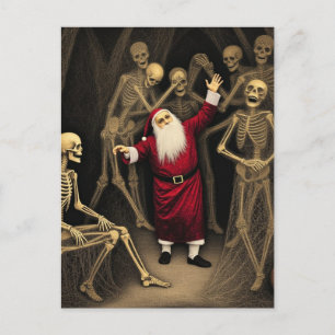 Griekse feest met Sinterklaas en de Skeletten Briefkaart
