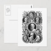 Griekse filosofen briefkaart (Voorkant / Achterkant)