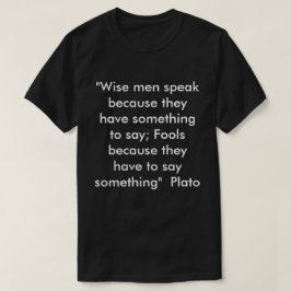 Griekse filosofie-Plato T-shirt