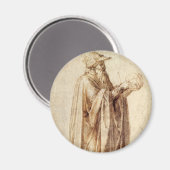 Griekse filosoof met menselijke schedel door Miche Magneet (Voorkant / Achterkant)