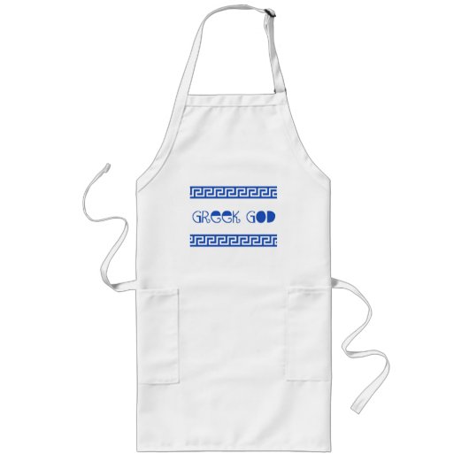 GRIEKSE GOD APRON GRIEK KEY LANG SCHORT (Voorkant)