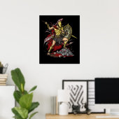 Griekse god Ares Poster (Thuiskantoor)