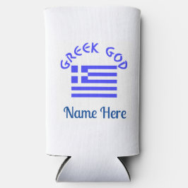 Griekse God en vlag van Griekenland gepersonalisee