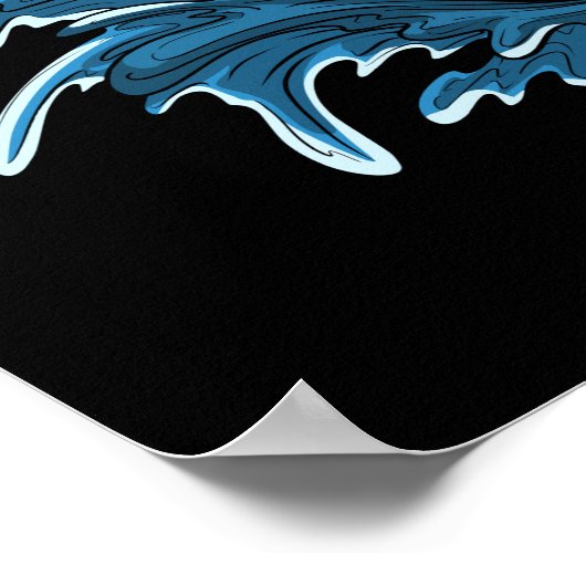 Griekse God Poseidon Poster (Hoek)