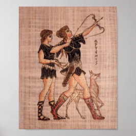 Griekse Goddess Artemis Print