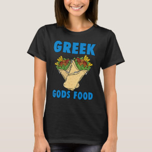 Griekse goden Food Gyros Greek Gyro Funny Griekenl T-shirt
