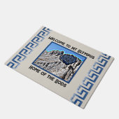 Griekse goden lichtgrijs deurmat (Schuin)