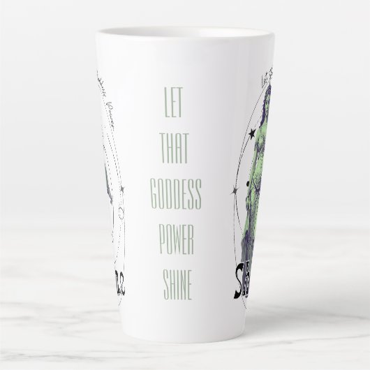 Griekse godin latte mok (Voorkant)