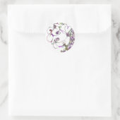 Griekse Godin met twee gezichten Ronde Sticker (Tas)