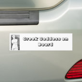 Griekse godin op B... Bumpersticker (Op auto)