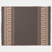 Griekse hoofdgrens fleece deken (Voorkant (Horizontaal))