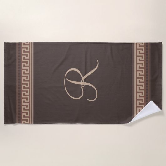 Griekse hoofdgrens strandlaken (Voorkant)