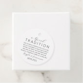 Griekse huwelijkstraditie bedankjes labels (In situ)