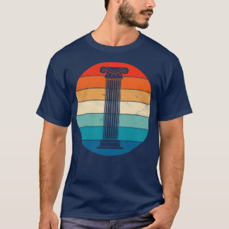 Griekse Ionische Kolom T-shirt