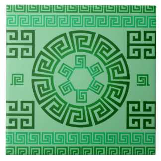 Griekse keramische Tegel Tegeltje