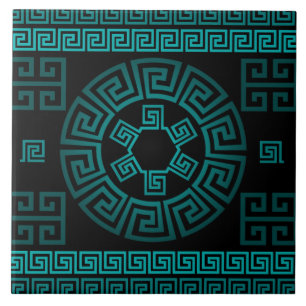 Griekse keramische Tegel Tegeltje