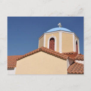 Griekse kerk briefkaart