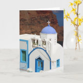 Griekse kerkkaart kaart (Gele Bloem)