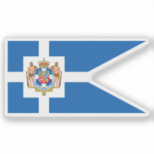 Griekse koninklijke vlag (1863-1913) sticker