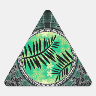 Griekse kunstmashup-tekeningen driehoek sticker