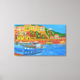 Griekse kust 2 canvas afdruk