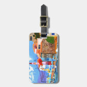 Griekse kust bagagelabel (Voorkant verticaal)