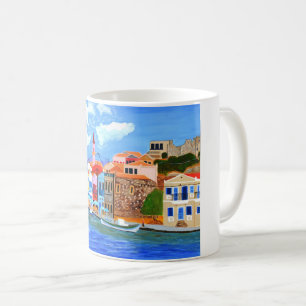 Griekse kust koffiemok
