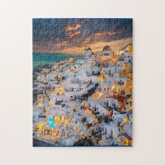 Griekse kust puzzel (Verticaal)