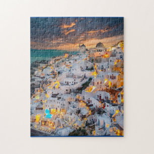 Griekse kust Puzzle Legpuzzel