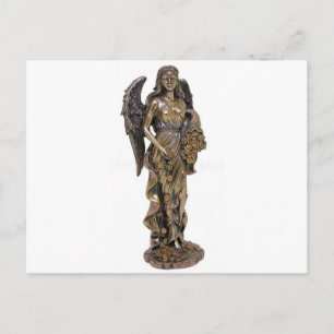 GRIEKSE LADY FORTUNA STATUE BRIEFKAART