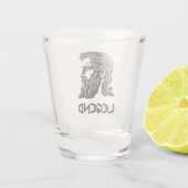 Griekse legende shot glas (Achterkant)