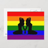 Griekse lesbische pride briefkaart (Voorkant / Achterkant)