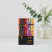 Griekse levenskaarten contactkaartje (Staand voorkant)