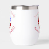 Griekse LIEFDE Hart Vlag Rood Gepersonaliseerd (Links)