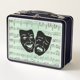 Griekse maskers voor groene muziek en bioscoop