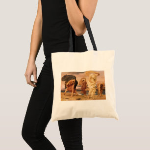 Griekse meisjes die kiezelstenen oprapen van Lord Tote Bag