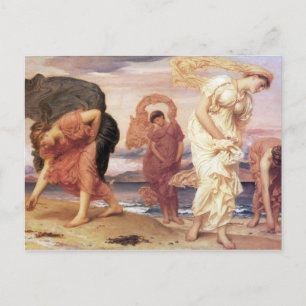 Griekse Meisjes Pebbles Pikken - Frederic Leighton Briefkaart