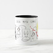 Griekse mythe Comix Theseus en de mok van Minotaur (Midden)